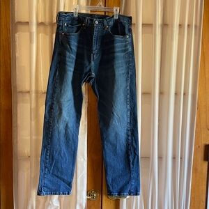 Levi's Dark Blue Straight Jeans